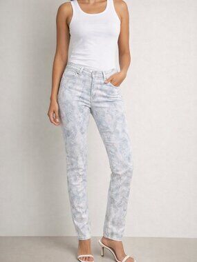 Calvin Klein Snake skin animal print Light weight denim jeans